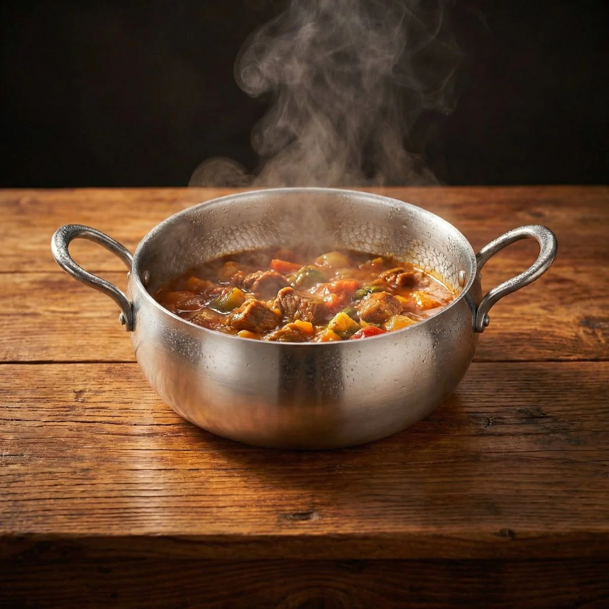 Hand-Hammered Deep Titanium Pot - Image 6