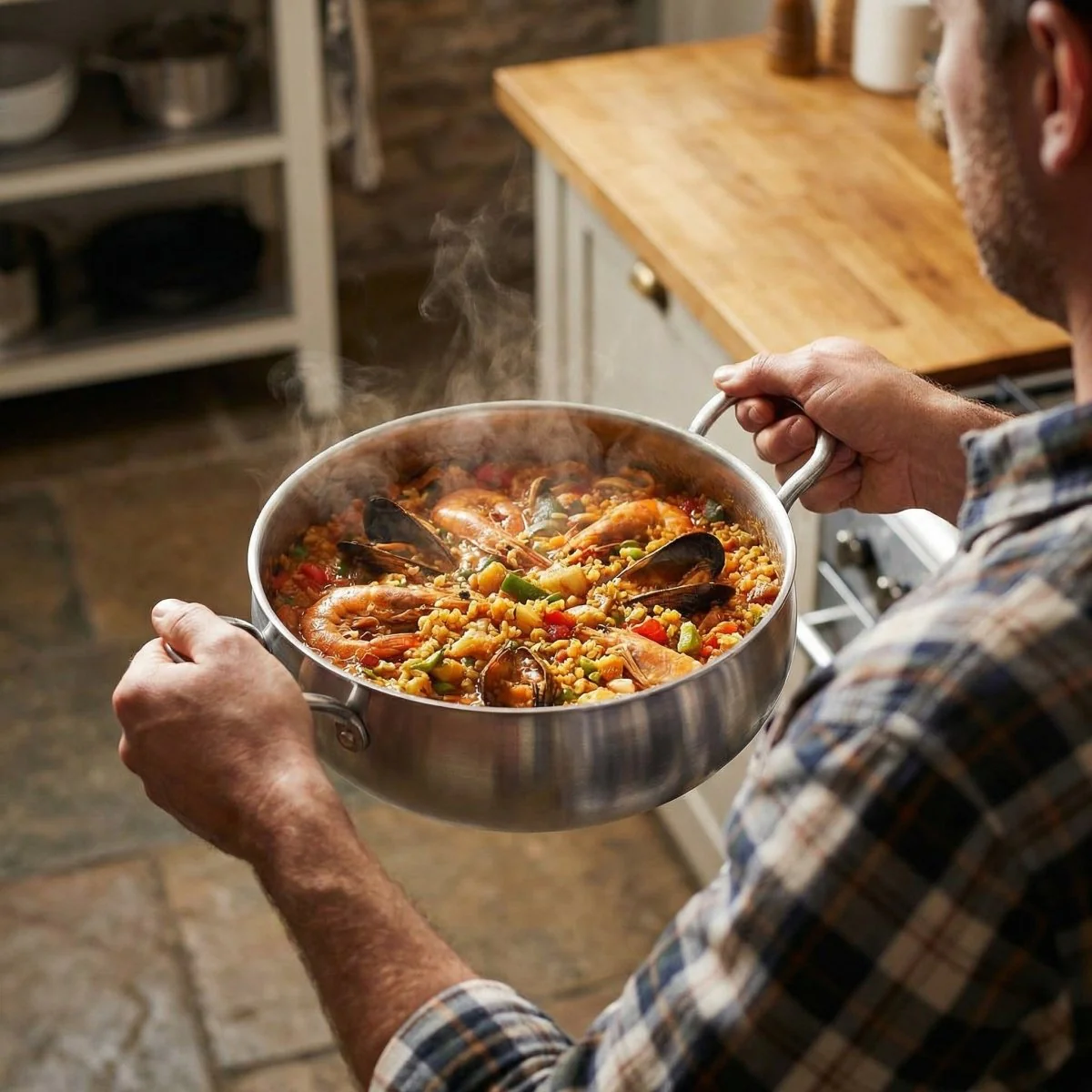 Hand-Hammered Deep Titanium Pot - Image 7