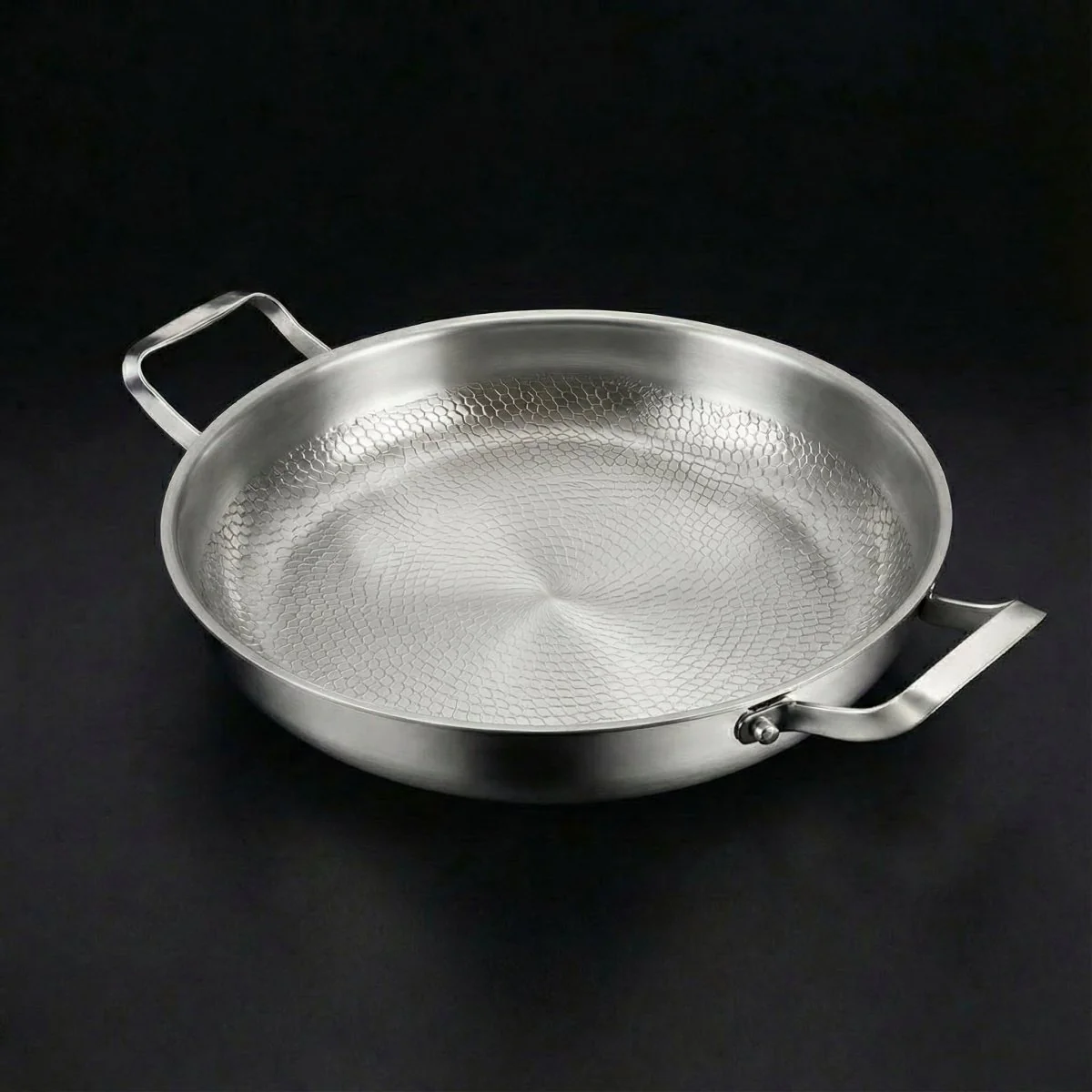 Hand-Hammered Titanium Family Set: 4 Pans & Utensils - Image 6