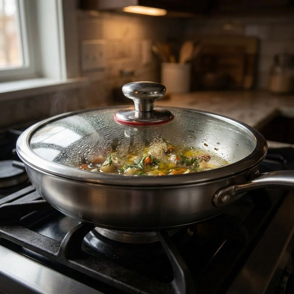 Hand-Hammered Titanium Family Set: 4 Pans & Utensils - Image 8