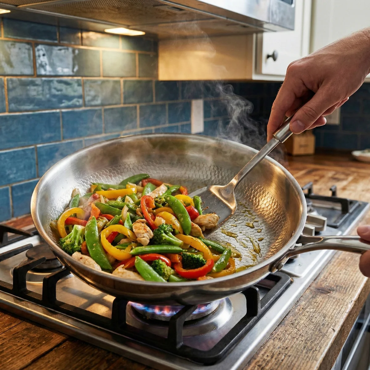 Hand-Hammered Titanium Pan - Image 6