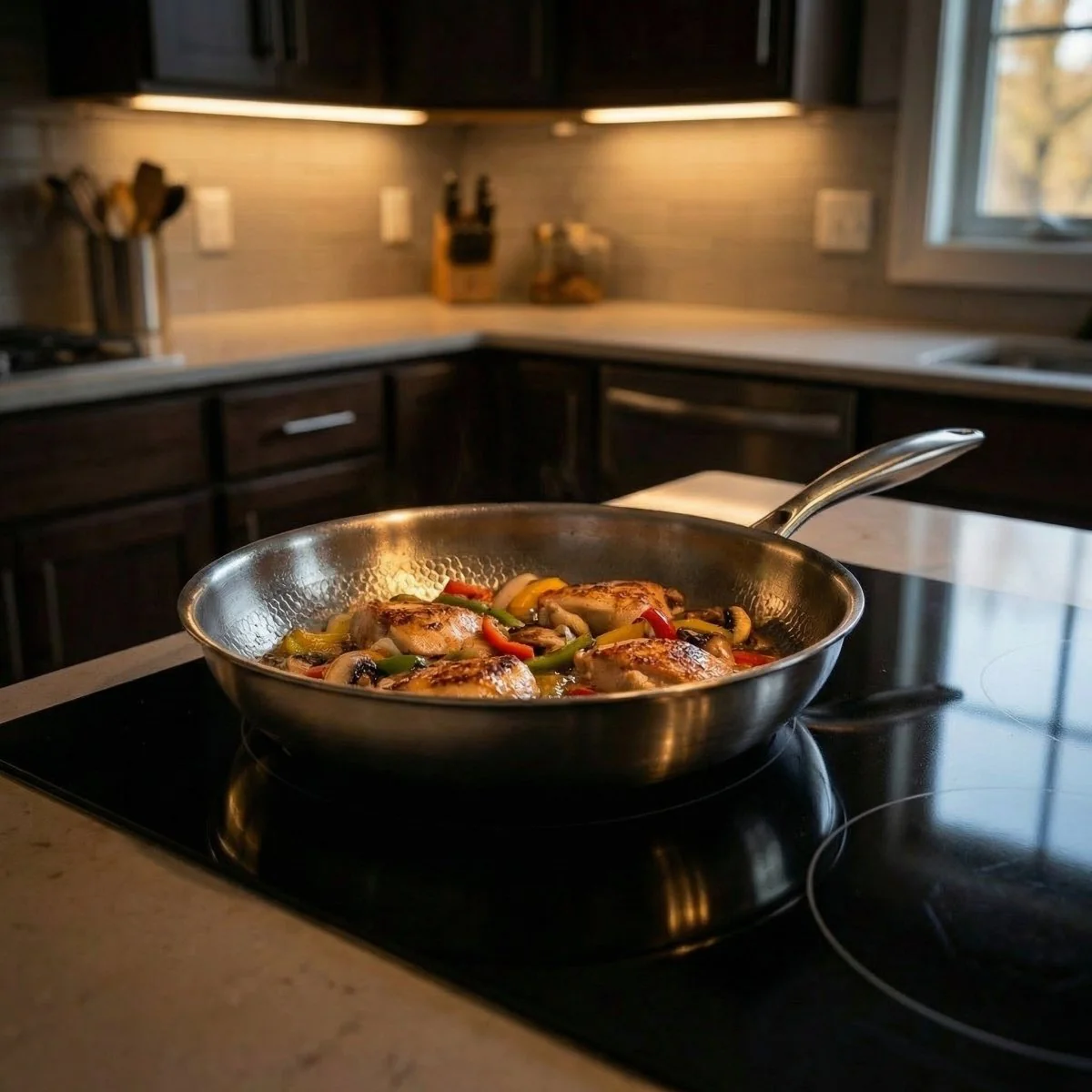 Hand-Hammered Titanium Pan - Image 8