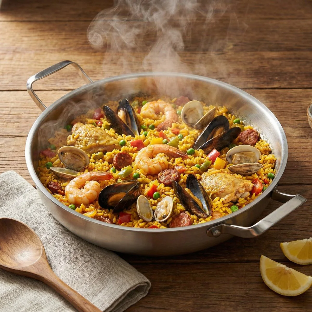 Hand-Hammered Titanium Pan with Two Handles - Image 6