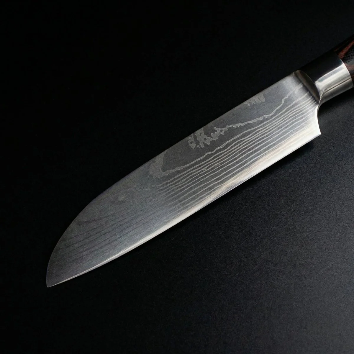 Japanese-Style Santoku Knife – 5.1 inch (13 cm) Compact Blade - Image 3