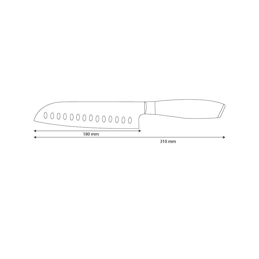 Japanese-Style Santoku Knife – 7.1 inch (18 cm) Versatile Blade - Image 7